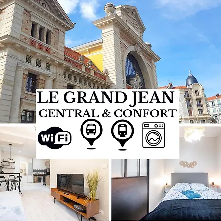 Le Grand Jean - Central Pres Gare Et Tram - Supermarches - Wifi - 3 Person Nizza Exterior foto