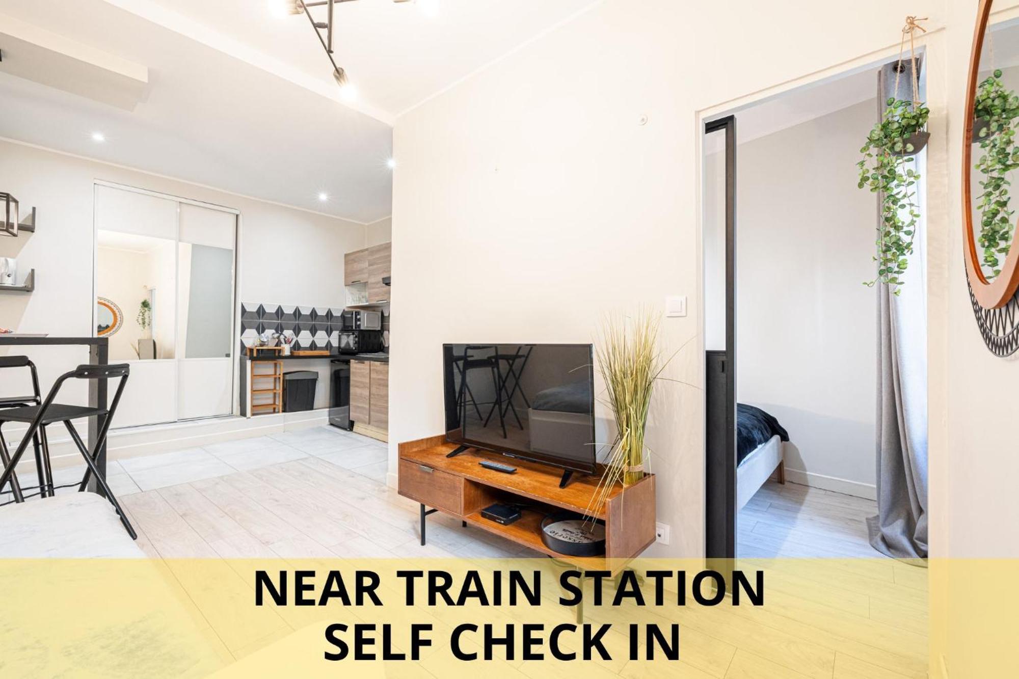 Le Grand Jean - Pres Gare Et Tram - Supermarches - Wifi - 3 Person Apartamento *